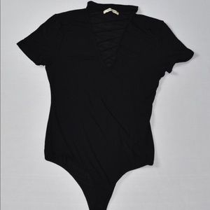 Mikey & Joey Black Bodysuit